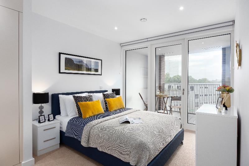Two Bedroom Serviced Apartment With Balcony In Weymouth Building, Deacon Street Лондон Екстер'єр фото