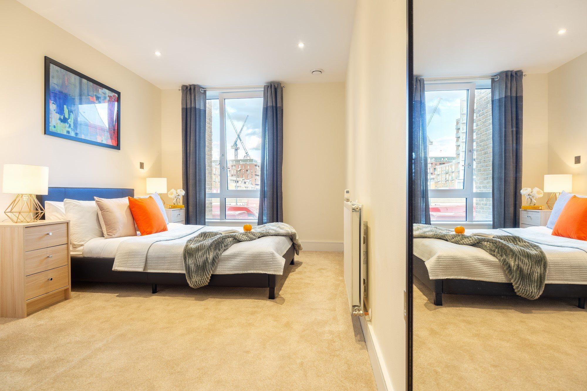 Two Bedroom Serviced Apartment With Balcony In Weymouth Building, Deacon Street Лондон Екстер'єр фото