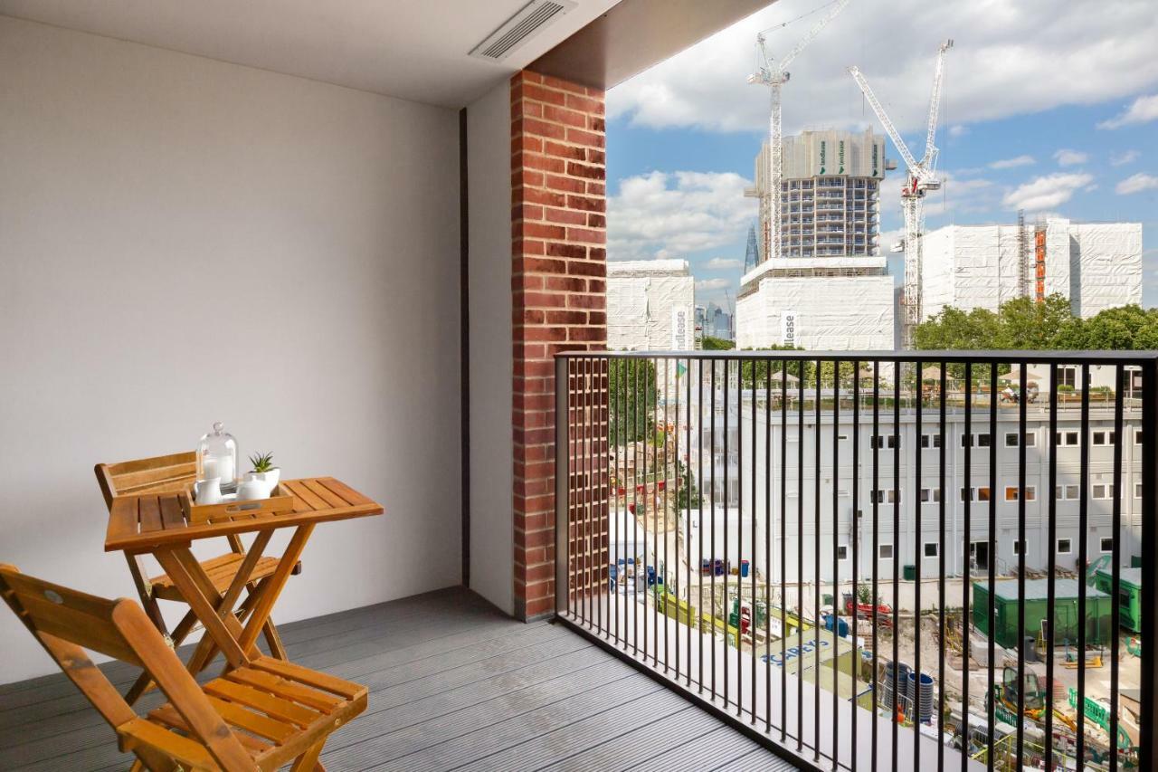 Two Bedroom Serviced Apartment With Balcony In Weymouth Building, Deacon Street Лондон Екстер'єр фото